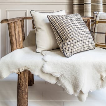 Tessuto Dolomites Beige/Brun Nobilis