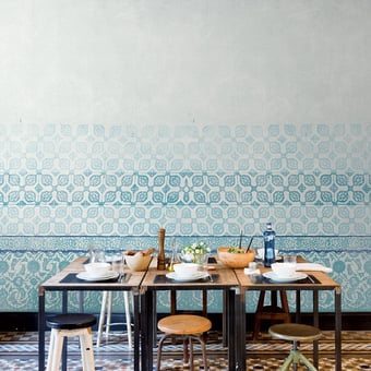 Mayolica Panel Blue Tres Tintas Barcelona
