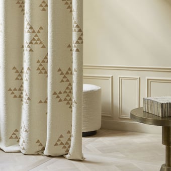 Pyramides Fabric Chalk Nobilis