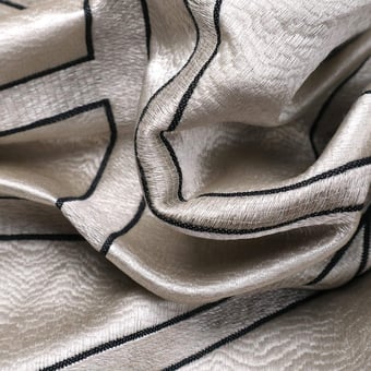 Tangram Fabric Beige Nobilis