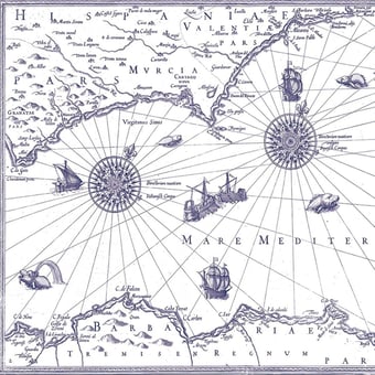 Carte Marin Panel Marine Tres Tintas Barcelona
