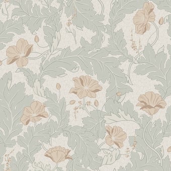 Papier peint Charlotta Forest Green Sandberg