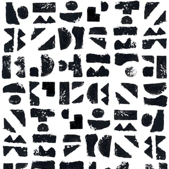 Taches Wallpaper Noir Tres Tintas Barcelona