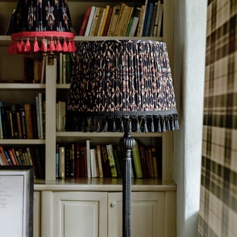 Zold Dark Pleated Lampshade d35xd25xh25 cm Mindthegap