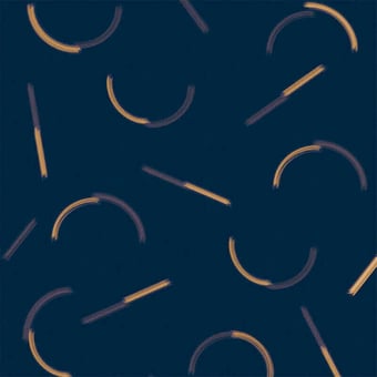 Neutro Wallpaper Azul Oscuro Tres Tintas Barcelona