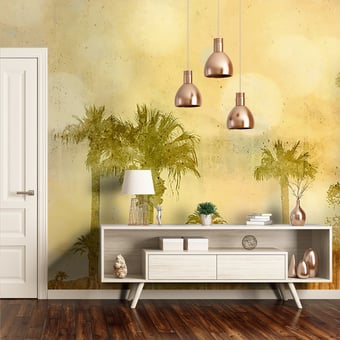 Palm Oasis Panel Jaune Montecolino