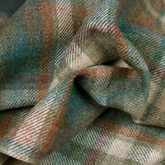 Nevis Fabric Granite Mulberry