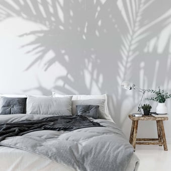 Palm Shadow Panel Grey Les Dominotiers