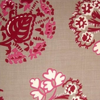 imprimé bois d'orange Fabric Linen Rouge Olivades