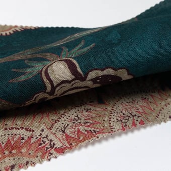 Tessuto Indienne Blue/Koi Zoffany