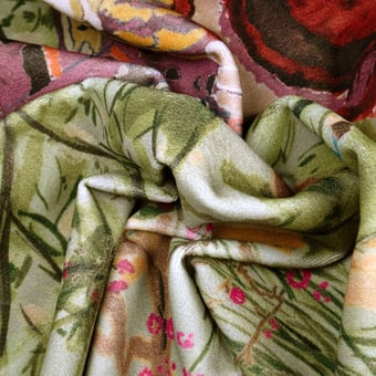 Game Birds Velvet Fig/Multi Mulberry