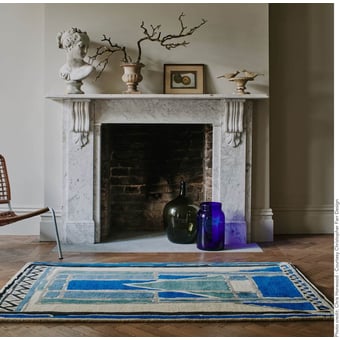 Omega Workshop Rug Blue Christopher Farr