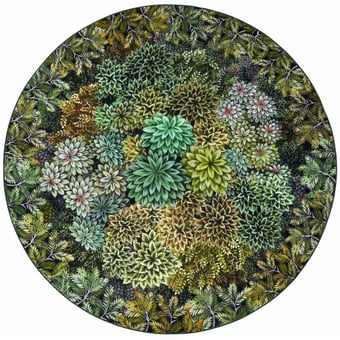 Tapis Rond Madhya Moss Moss Designers Guild