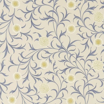 Tissu Scroll Parchment/Mineral Morris and Co