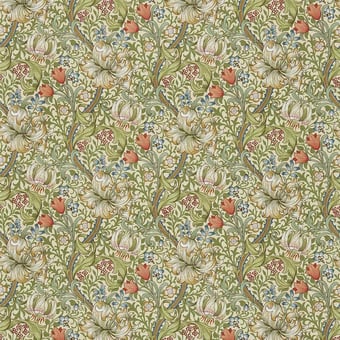 Golden Lily Fabric Minéral Morris and Co