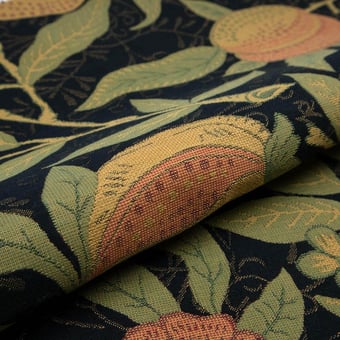Tela Fruit Crimson/Thyme Morris and Co