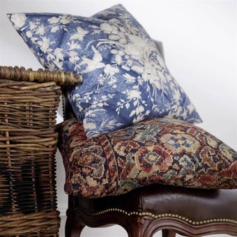 Eliza Floral Cushion Sunbaked Red Ralph Lauren