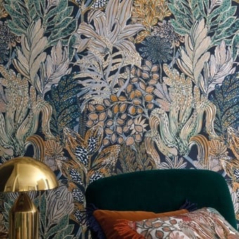 Papel pintado Borromée Multicouleurs Casamance
