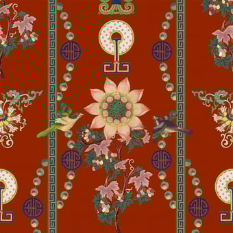 Panoramatapete Lin Yuan Absinthe green Mindthegap