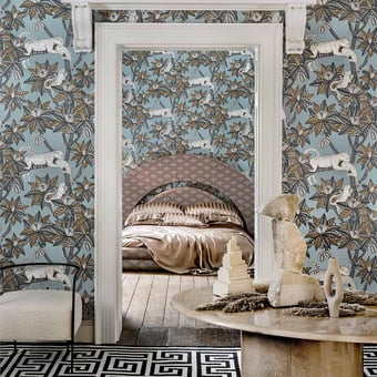 Carta da parati Satara Blue Cole and Son