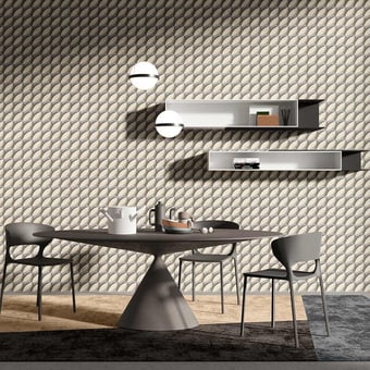 Gres porcellanato Liquida Oval grande dalle Oval Fioranese