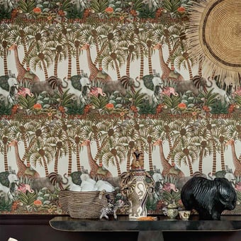 Letaba March Wallpaper Cream Cole and Son
