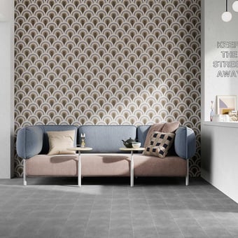 Ribbed Porcelain stoneware Ribbed Fioranese