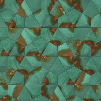 Carreau Lux Oxide Mix Green Okiun