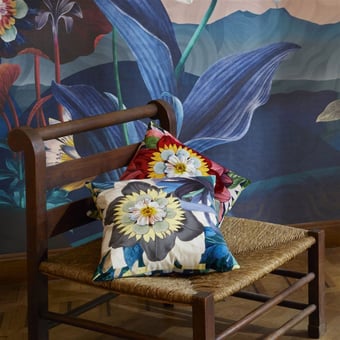 Coussin Fleurs d'artifice Marais Christian Lacroix