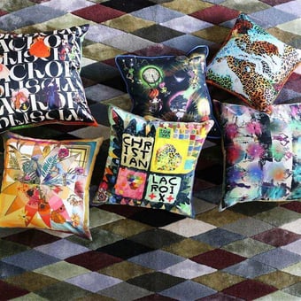 Coussin Lacroix Parade Jais Christian Lacroix