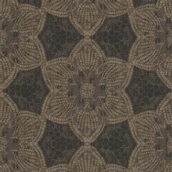 Tapete Lotus Brown/Black Eijffinger