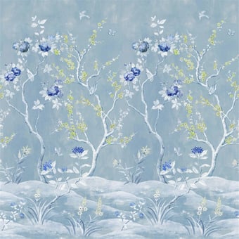 Papel pintado mural panorámico Manohari Blossom Designers Guild