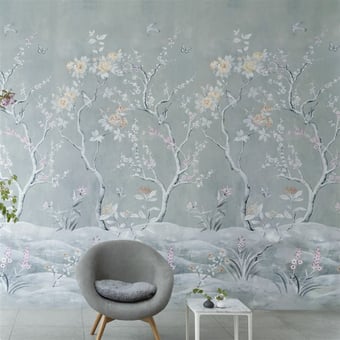 Manohari Grasscloth Panel Blossom Designers Guild