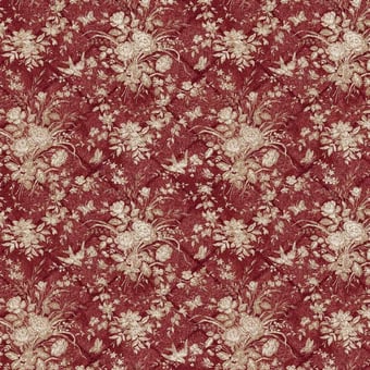 Stoff Eliza Floral Sunbaked Red Ralph Lauren