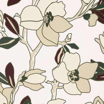 Papier peint Ayame Prune Lelièvre