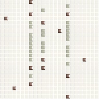 Mosaico Trattini Ghiaccio, Linen, Rame Appiani