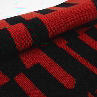 Letters Fabric Gris Kvadrat