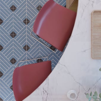 Jacques cement Tile Cygne-Hibou Beauregard Studio