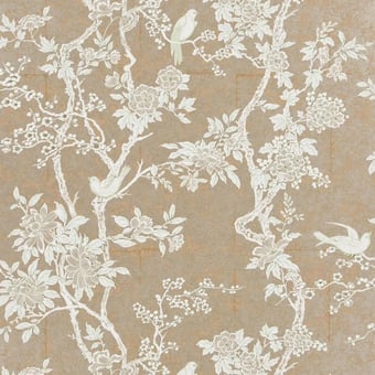Marlowe Floral Wallpaper Mother of Pearl Ralph Lauren