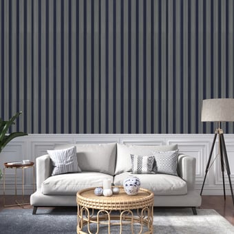 Papel pintado Palatine Stripe Pearl Ralph Lauren