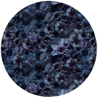 Tappeti Flowergarden Night Round Night MOOOI