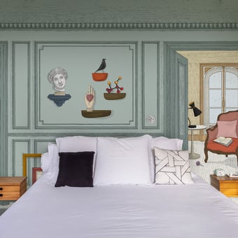 Curious Colour Panel 180x280 cm - 3 lés - S Bien Fait