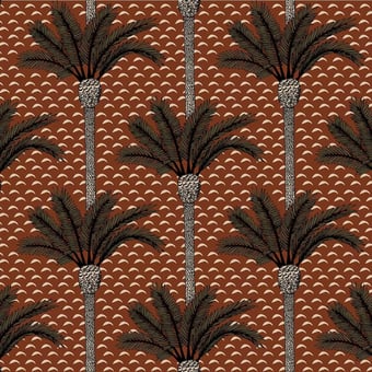Atlas Wallpaper Terracotta Casamance