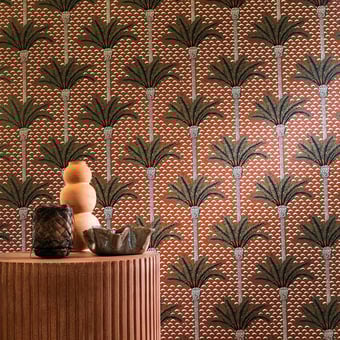 Papel pintado Atlas Terracotta Casamance