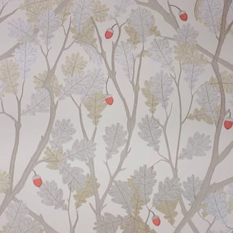 Papel pintado Feuille de Chêne Taupe/Silver Osborne and Little