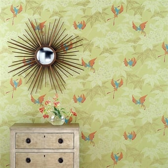 Papel pintado Grove Garden Vert Osborne and Little