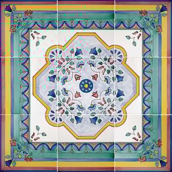 Calcata Tile Multicolore Francesco De Maio
