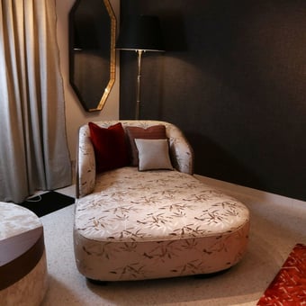 Tessuto Nanjing Sabbia Lime Pesca Armani Casa
