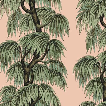 Papier peint panoramique Babylon Blush/Willow House of Hackney