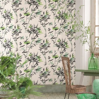 Carta da parati Bamboo DG Jade Designers Guild